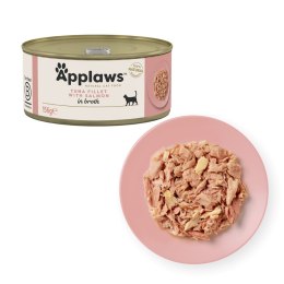 Applaws Applaws Cat Tin Tuna Fillet with Salmon in Broth 156g