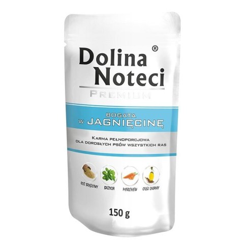 DOLINA NOTECI DOLINA NOTECI Premium bogata w jagnięcinę - mokra karma dla psa - 150g DOLINA NOTECI DOLINA NOTECI Premium bogata w jagnięcinę - mokra karma dla psa - 150g