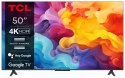 TCL Telewizor TCL 50P655 LED 50" 4K Ultra HD Google TV Dolby Vision DVB-T2 Czarny
