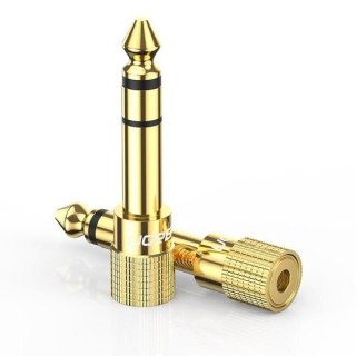 UGREEN Ugreen adapter 3,5mm mini jack na 6,3mm jack (złoty)