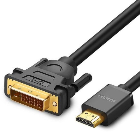 UGREEN Ugreen kabel HD106 DVI 24+1 pin/HDMI FHD 60Hz 1.5m (czarny) UGREEN Ugreen kabel HD106 DVI 24+1 pin/HDMI FHD 60Hz 1.5m (czarny)
