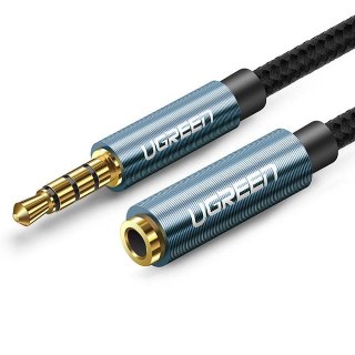 UGREEN Ugreen kabel adapter przedłużacz AUX mini jack 3,5 mm 2m (niebieski)