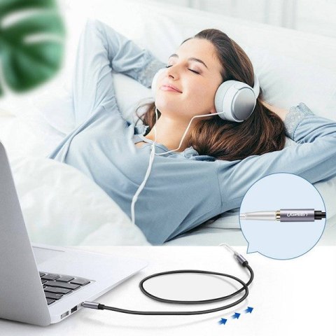 UGREEN Ugreen kabel adapter przedłużacz AUX mini jack 3,5 mm 2m (niebieski) UGREEN Ugreen kabel adapter przedłużacz AUX mini jack 3,5 mm 2m (niebieski)