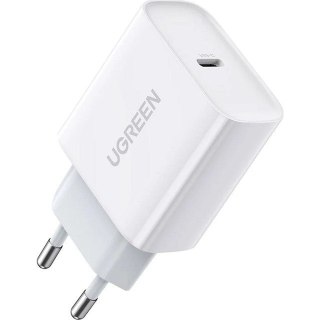UGREEN Ugreen ładowarka sieciowa USB Power Delivery 3.0 Quick Charge 4.0+ 20W 3A (biały)