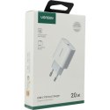 UGREEN Ugreen ładowarka sieciowa USB Power Delivery 3.0 Quick Charge 4.0+ 20W 3A (biały)
