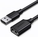 UGREEN Ugreen przewód przejściówka USB(żeński) - USB (męski) 2m (czarny) UGREEN Ugreen przewód przejściówka USB(żeński) - USB (męski) 2m (czarny)