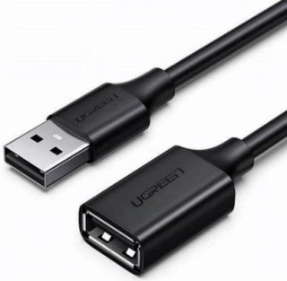 UGREEN Ugreen przewód przejściówka USB(żeński) - USB (męski) 2m (czarny)