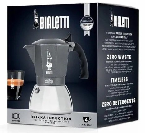 BIALETTI Bialetti kawiarka Brikka Induction 4tz BIALETTI Bialetti kawiarka Brikka Induction 4tz