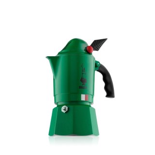 BIALETTI Kawiarka BIALETTI 8006363027625 (0,12 litra; kolor ciemnozielony)