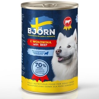 BJORN BJORN z wołowiną mokra karma dla psa 400g