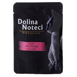 DOLINA NOTECI DOLINA NOTECI Premium filet z łososia w sosie - mokra karma dla kota - 85g