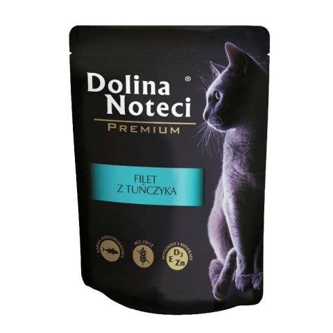 DOLINA NOTECI DOLINA NOTECI Premium filet z tuńczyka w sosie - mokra karma dla kota - 85g DOLINA NOTECI DOLINA NOTECI Premium filet z tuńczyka w sosie - mokra karma dla kota - 85g