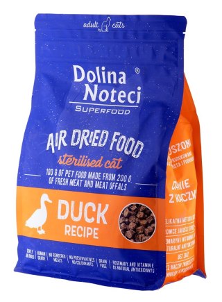 DOLINA NOTECI Dolina Noteci Superfood Sterylised Kaczka 1KG dla kota