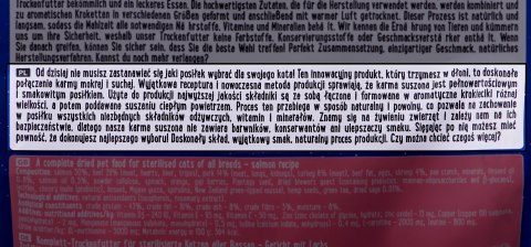 DOLINA NOTECI Dolina Noteci Superfood Sterylised Łosoś 1KG dla kota DOLINA NOTECI Dolina Noteci Superfood Sterylised Łosoś 1KG dla kota