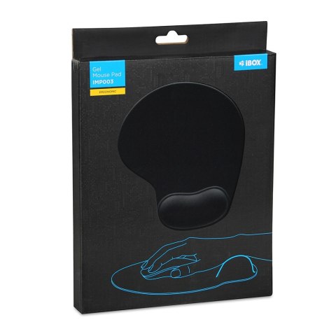 IBOX PODKŁADKA POD MYSZ I-BOX MP003 CZARNA, GELPAD