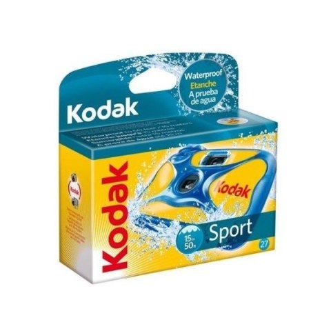 Kodak Kodak Aparat Jednorazowy Wodoodporny Ultra Sport, Aparat Cyfrowy 27 zdjęć kolorowych podwodnych. Kodak Kodak Aparat Jednorazowy Wodoodporny Ultra Sport, Aparat Cyfrowy 27 zdjęć kolorowych podwodnych.