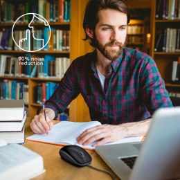 Logitech Mysz Logitech 910-005508 (optyczna; 1000 DPI; kolor czarny)