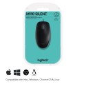 Logitech Mysz Logitech 910-005508 (optyczna; 1000 DPI; kolor czarny)