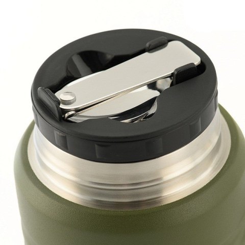 M-TAC Termos obiadowy z łyżką ze stali Inox M-TAC Olive poj. 750 ml. M-TAC Termos obiadowy z łyżką ze stali Inox M-TAC Olive poj. 750 ml.
