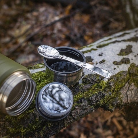 M-TAC Termos obiadowy z łyżką ze stali Inox M-TAC Olive poj. 750 ml. M-TAC Termos obiadowy z łyżką ze stali Inox M-TAC Olive poj. 750 ml.