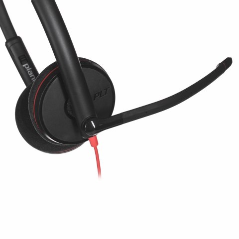 POLY Słuchawki Poly Blackwire 3220 Stereo Wired Headset, USB-C, USB-C/A Adapter (Bulk), Black