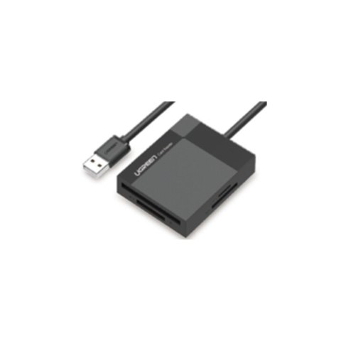 UGREEN Ugreen czytnik kart pamięci SD/microSD / CF/MS z kablem USB 3.0 1m CR125 (czarny) UGREEN Ugreen czytnik kart pamięci SD/microSD / CF/MS z kablem USB 3.0 1m CR125 (czarny)