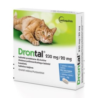 Vetoquinol Vetoquinol Drontal tabletki odrobaczające kot 2szt