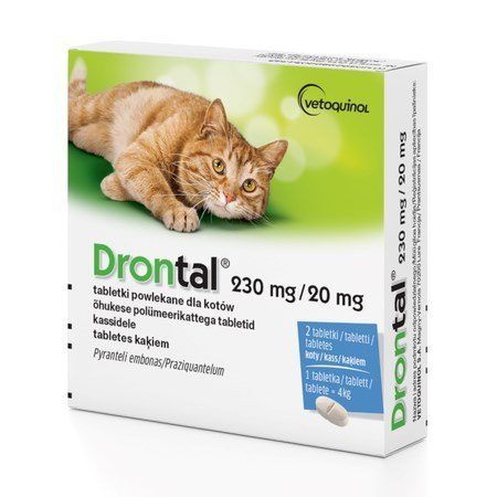 Vetoquinol Vetoquinol Drontal tabletki odrobaczające kot 2szt