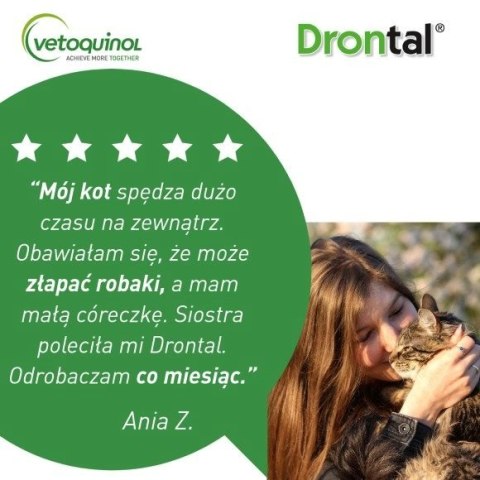 Vetoquinol Vetoquinol Drontal tabletki odrobaczające kot 2szt