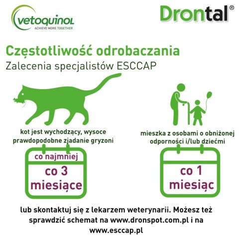 Vetoquinol Vetoquinol Drontal tabletki odrobaczające kot 2szt
