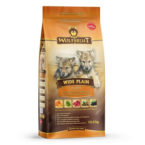 WOLFSBLUT WOLFSBLUT Wide Plain Puppy horse/sweet pota. 12,5kg WOLFSBLUT WOLFSBLUT Wide Plain Puppy horse/sweet pota. 12,5kg