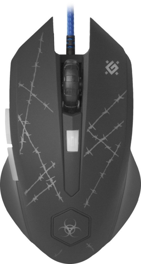 Defender DEFENDER MYSZ PRZEWODOWA FORCED GM-020L 800/1800/2400/3200 DPI 6P + PODKŁADKA + GRA 52020