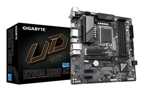 Gigabyte Płyta główna Gigabyte B760M DS3H AX Gigabyte Płyta główna Gigabyte B760M DS3H AX