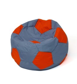 Go Gift Pufa worek sako PIŁKA szary-czerwony XXL 140