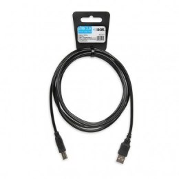 IBOX Kabel IBOX USB 2.0 A-B M/M 1,8M DRUKARKA IKU2D18 (USB 2.0 typu A M - USB 2.0 typu B M; 1,8m; kolor czarny)