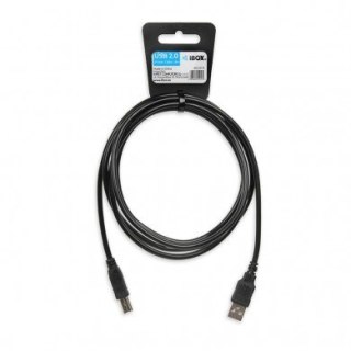 IBOX Kabel IBOX USB 2.0 A-B M/M 1,8M DRUKARKA IKU2D18 (USB 2.0 typu A M - USB 2.0 typu B M; 1,8m; kolor czarny)