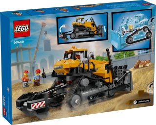 Lego LEGO City 60466 - Żółty buldożer z ładowarką