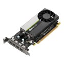 PNY Technologies Karta graficzna PNY NVIDIA T1000 4GB, GDDR6, 4x DisplayPort, PCI Express 3.0, LP - ATX bracket, Small Box
