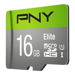 PNY Technologies Karta pamięci PNY Elite microSDHC 16GB
