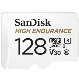 SanDisk High Endurance microSDXC 128GB V30 z adapterem (rejestratory i monitoring)