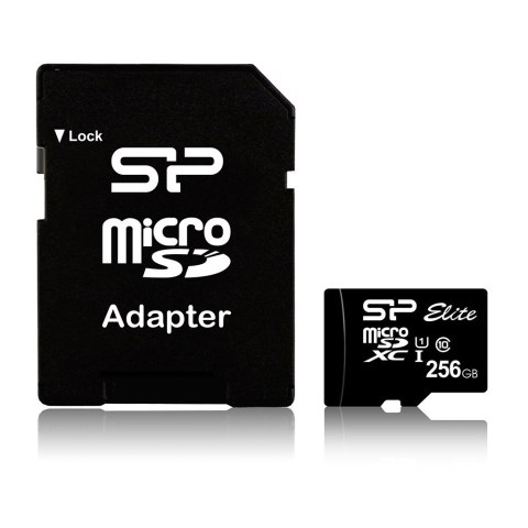 Silicon Power Karta pamięci Silicon Power microSDXC Elite 256GB CL10 UHS-1 (U1) + ADAPTER microSD-SD (SP256GBSTXBU1V10SP) Silicon Power Karta pamięci Silicon Power microSDXC Elite 256GB CL10 UHS-1 (U1) + ADAPTER microSD-SD (SP256GBSTXBU1V10SP)