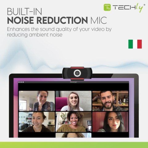 TECHly TECHLY KAMERA USB INTERNETOWA FULLHD 1080P Z MIKRO