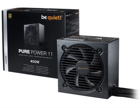 BE QUIET! Zasilacz BE QUIET! PURE POWER 11 BN292 (400 W; Aktywne; 120 mm) BE QUIET! Zasilacz BE QUIET! PURE POWER 11 BN292 (400 W; Aktywne; 120 mm)