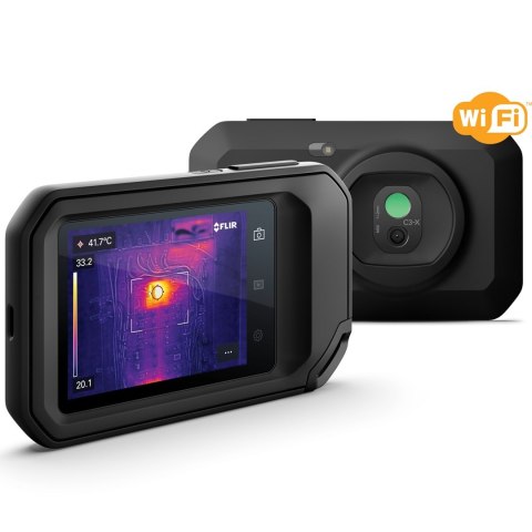 FLIR FLIR KAMERA TERMOWIZYJNA Z TECHNOLOGIĄ POPRAWY OBRAZU MSX WI-FI I ŁĄCZNOŚCIĄ W CHMURZE, 128X96PX, DO 300STC, FOV 53,6ST, C3-X FLIR FLIR KAMERA TERMOWIZYJNA Z TECHNOLOGIĄ POPRAWY OBRAZU MSX WI-FI I ŁĄCZNOŚCIĄ W CHMURZE, 128X96PX, DO 300STC, FOV 53,6ST, C3-X