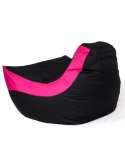 Go Gift Pufa worek sako BOLID czarny-różowy XXL 140x100