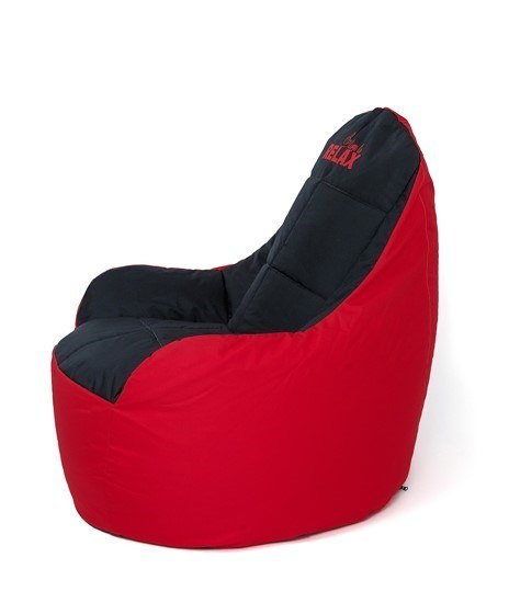 Go Gift Pufa worek sako BOSS czerwony-czarny XXL 140x90 Go Gift Pufa worek sako BOSS czerwony-czarny XXL 140x90