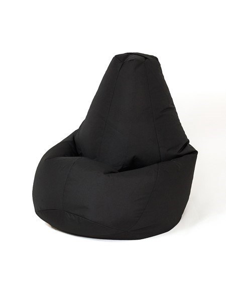 Go Gift Pufa worek sako GRUSZA czarny L 105x80