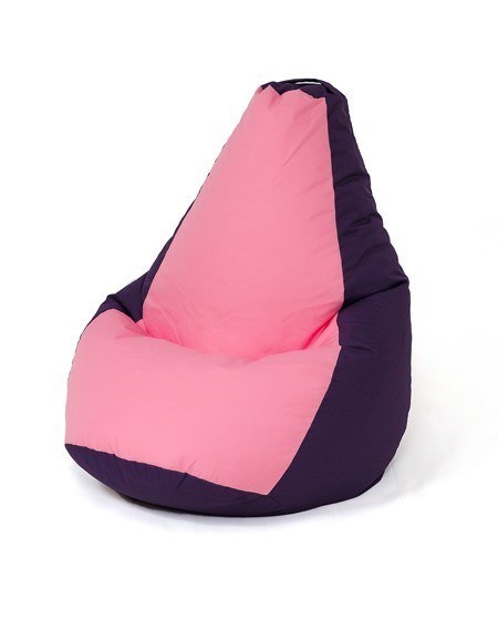 Go Gift Pufa worek sako GRUSZA fioletowy-różowy L 105x80