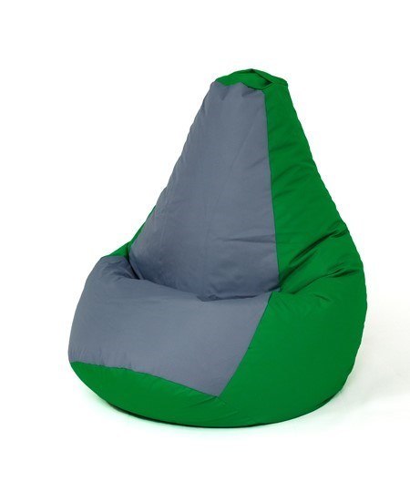 Go Gift Pufa worek sako GRUSZA zielony-szary XL 130x90 Go Gift Pufa worek sako GRUSZA zielony-szary XL 130x90