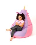 Go Gift Pufa worek sako JEDNOROŻEC róż-fiolet XL 130x90